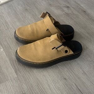 Dr. Martens Tan Suede Loafers